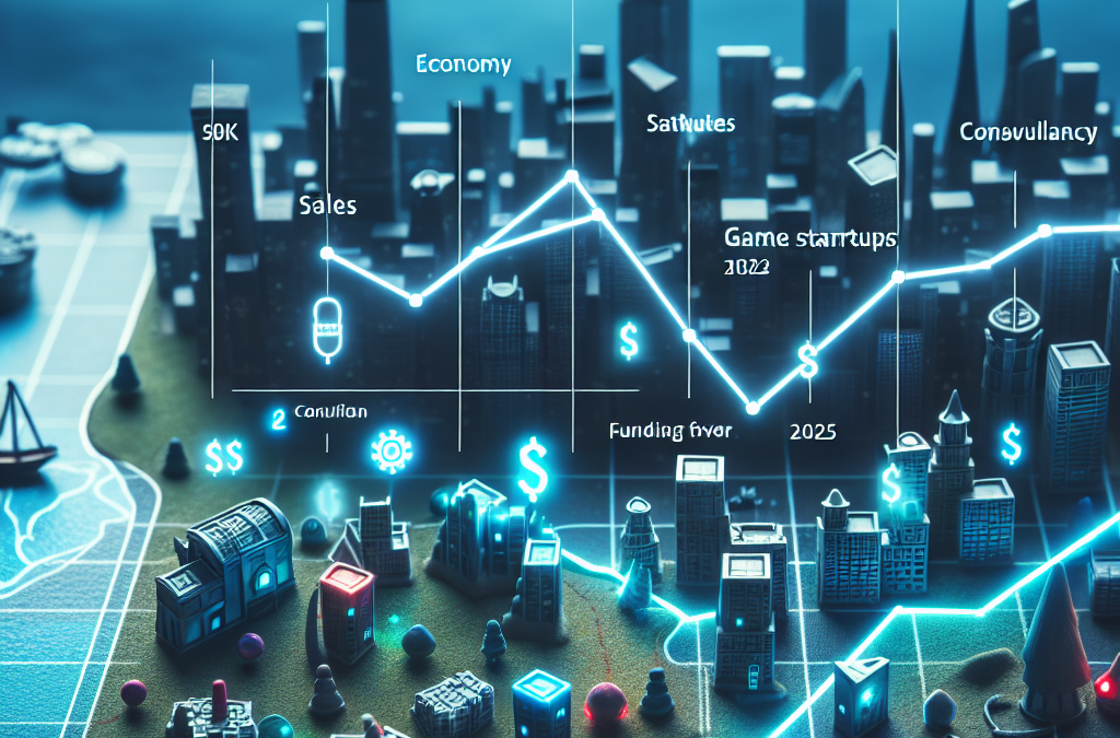Los niveles de financiación de startups de juegos disminuyen aún más en 2025.